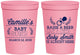Personalized Baby Shower 16 oz Stadium Cups - Raise A Beer | 90008