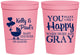 Personalized Baby Shower 16 oz Stadium Cups - You Make Me Happy | 90010