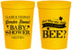 Personalized Baby Shower 16 oz Stadium Cups - Little Honey Bee | 90018