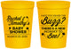 Personalized Baby Shower 16 oz Stadium Cups - Mommy To Bee | 90019