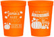 Personalized Baby Shower 16 oz Stadium Cups - Pumpkin On The Way | 90042