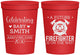 Personalized Baby Shower 16 oz Stadium Cups - Future Firefighter | 90048