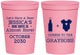 Personalized Baby Shower 16 oz Stadium Cups - Due Date Almost Here | 90052