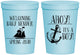 Personalized Baby Shower 16 oz Stadium Cups - Nautical Ahoy It’s A Boy | 90055