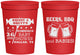 Personalized Baby Shower 16 oz Stadium Cups - Beers Bbq Babies | 90060