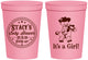 Personalized Baby Shower 16 oz Stadium Cups - Horse It’s A Girl | 90077