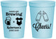 Personalized Baby Shower 16 oz Stadium Cups - Babies Are Brewing | 90080