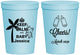 Personalized Baby Shower 16 oz Stadium Cups - Baby Monkey | 90082