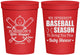 Personalized Baby Shower 16 oz Stadium Cups - Baseball | 90090