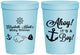 Personalized Baby Shower 16 oz Stadium Cups - Nautical Ahoy It’s A Boy | 90093