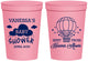 Personalized Baby Shower 16 oz Stadium Cups - Hot Air Balloon | 90097