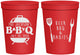 Personalized Baby Shower 16 oz Stadium Cups - Beers Bbq Babies | 90112