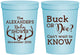 Personalized Baby Shower 16 oz Stadium Cups - Gender Reveal Buck Or Doe | 90131