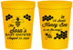 Personalized Baby Shower 16 oz Stadium Cups - Honey Bee | 90154