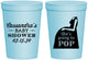 Personalized Baby Shower 16 oz Stadium Cups - Shes Going To Pop | 90161