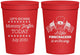 Personalized Baby Shower 16 oz Stadium Cups - Little Firecracker | 90198