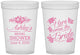 Custom Bridal Shower 16 oz Translucent Cups - Here Comes The Bride | 100000