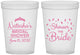 Custom Bridal Shower 16 oz Translucent Cups - Shower The Bride | 100001