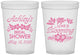 Custom Bridal Shower 16 oz Translucent Cups - Love Is Blooming | 100007