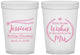 Custom Bridal Shower 16 oz Translucent Cups - Soon To Be Mrs | 100009