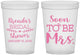 Custom Bridal Shower 16 oz Translucent Cups - Soon To Be Mrs | 100013