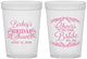 Custom Bridal Shower 16 oz Translucent Cups - Cheers To The Bride | 100019