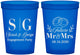 Custom Engagement 16 oz Translucent Cups - Future Mr And Mrs | 10002