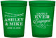 Custom Engagement 16 oz Translucent Cups - Happily Ever Engaged | 10006
