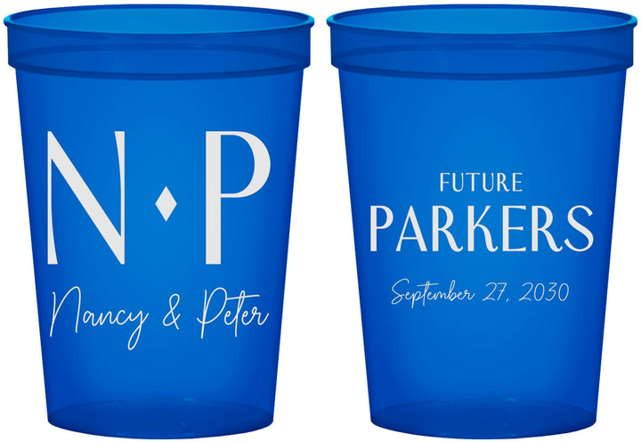 Custom Engagement 16 oz Translucent Cups - Future | 10010