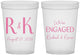 Custom Engagement 16 oz Translucent Cups - We Are Engaged | 10011