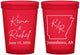 Custom Wedding 16 oz Translucent Cups - Arkansas | 103