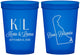 Custom Wedding 16 oz Translucent Cups - Delaware | 107