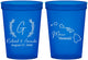 Custom Wedding 16 oz Translucent Cups - Hawaii | 110