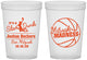 Custom Bar Mitzvah 16 oz Translucent Cups - 13th Birthday Basketball | 110000