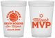 Custom Bar Mitzvah 16 oz Translucent Cups - 13th Birthday Basketball | 110001