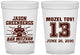 Custom Bar Mitzvah 16 oz Translucent Cups - 13th Birthday Football | 110002