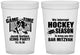 Custom Bar Mitzvah 16 oz Translucent Cups - 13th Birthday Hockey | 110006