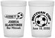 Custom Bar Mitzvah 16 oz Translucent Cups - 13th Birthday Soccer | 110008