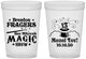 Custom Bar Mitzvah 16 oz Translucent Cups - 13th Birthday Magic | 110016