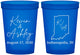 Custom Wedding 16 oz Translucent Cups - Indiana | 113