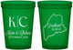 Custom Wedding 16 oz Translucent Cups - Maine | 118