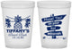 Custom Bat Mitzvah 16 oz Translucent Cups - 12th Birthday Beach | 120005