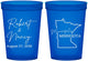 Custom Wedding 16 oz Translucent Cups - Minnesota | 122
