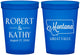 Custom Wedding 16 oz Translucent Cups - Montana | 125