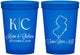 Custom Wedding 16 oz Translucent Cups - New Jersey | 129