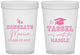 Custom Graduation 16 oz Translucent Cups - Class Of 2027 Tassel Hassel | 130014