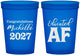 Custom Graduation 16 oz Translucent Cups - Class Of 2027 Educated Af | 130018