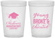 Custom Graduation 16 oz Translucent Cups - Class Of 2027 Young Broke | 130026