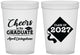 Custom Graduation 16 oz Translucent Cups - Class Of 2027 Tassel Hassel | 130033