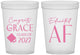 Custom Graduation 16 oz Translucent Cups - Class Of 2027 Educated Af | 130040